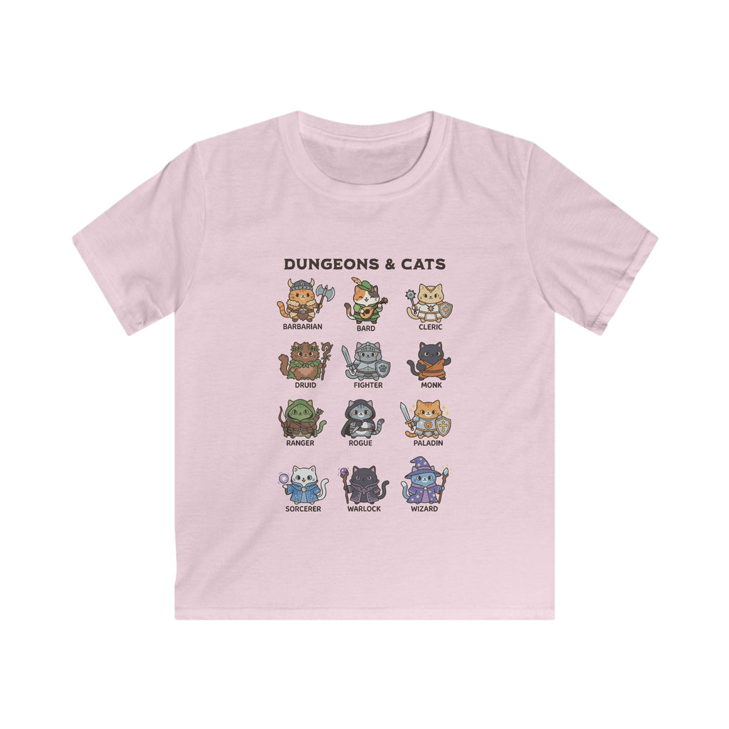 Dungeons & Cats Kids T-shirt