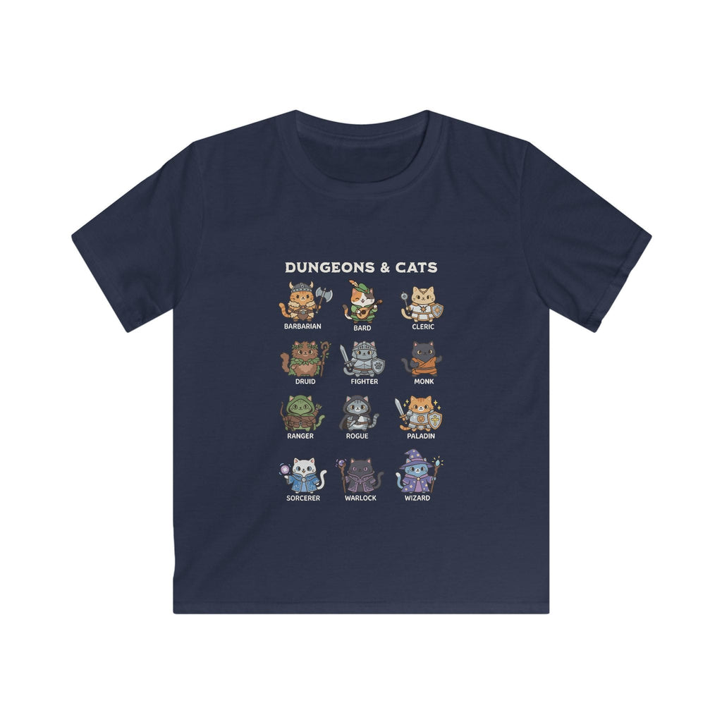 Dungeons & Cats Kids T-shirt