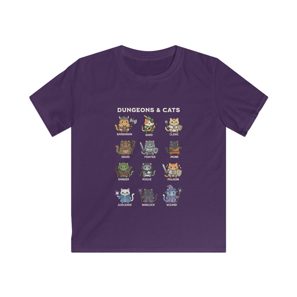 Dungeons & Cats Kids T-shirt