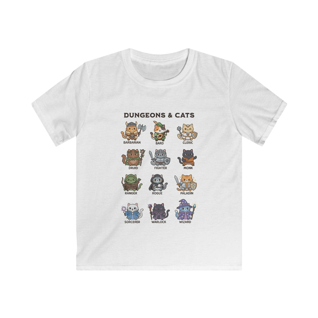 Dungeons & Cats Kids T-shirt