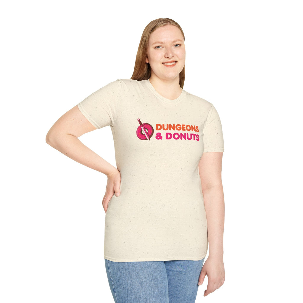 Dungeons & Donuts Funny D&D T-Shirt