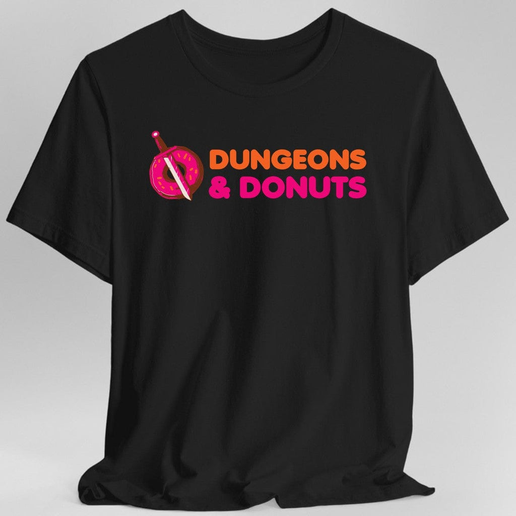 Dungeons & Donuts Funny D&D T-Shirt