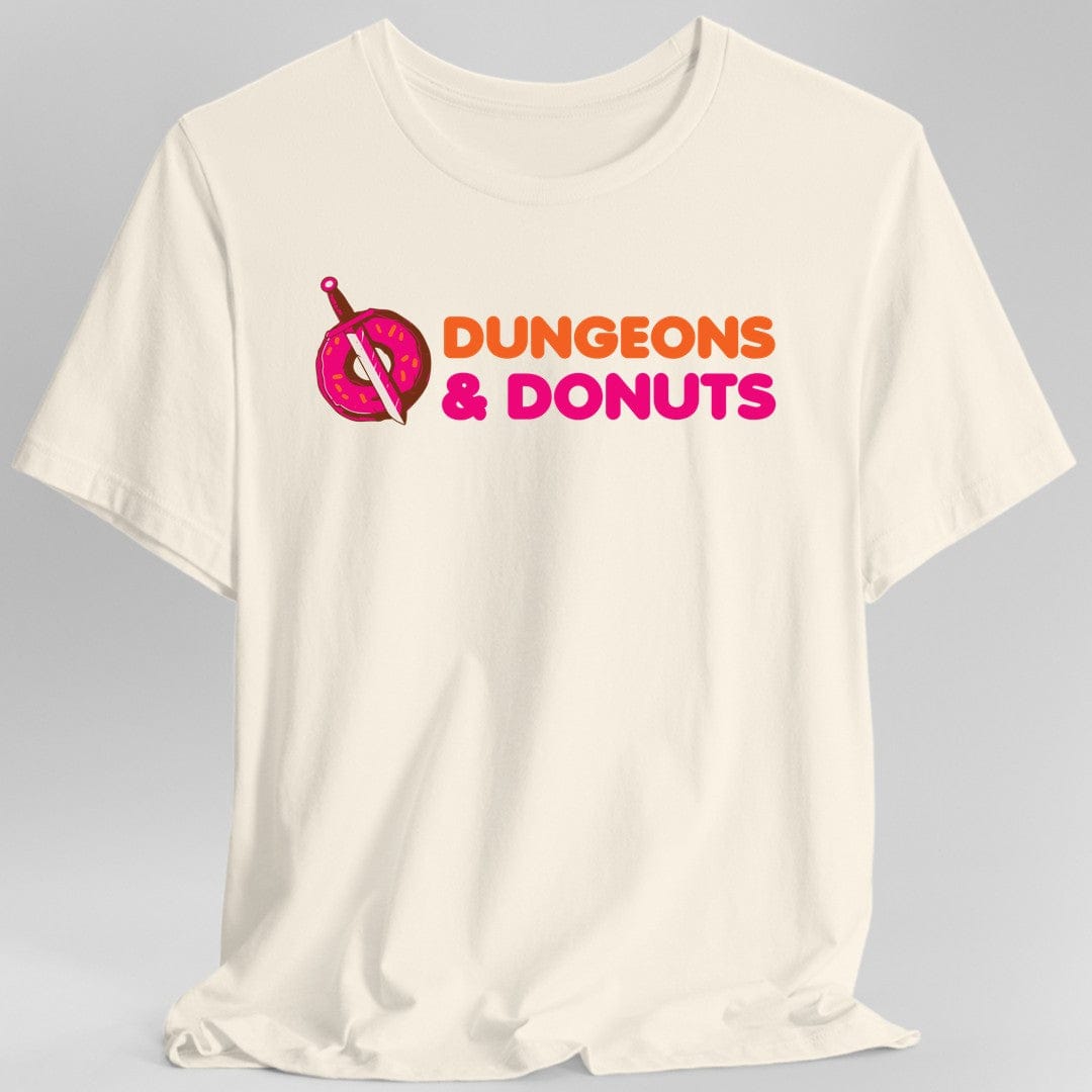 Dungeons & Donuts Funny D&D T-Shirt