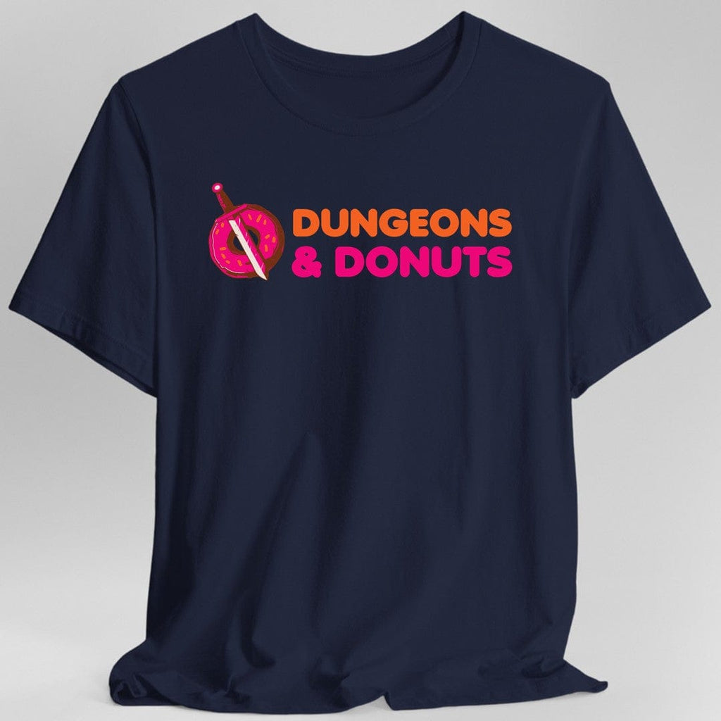Dungeons & Donuts Funny D&D T-Shirt