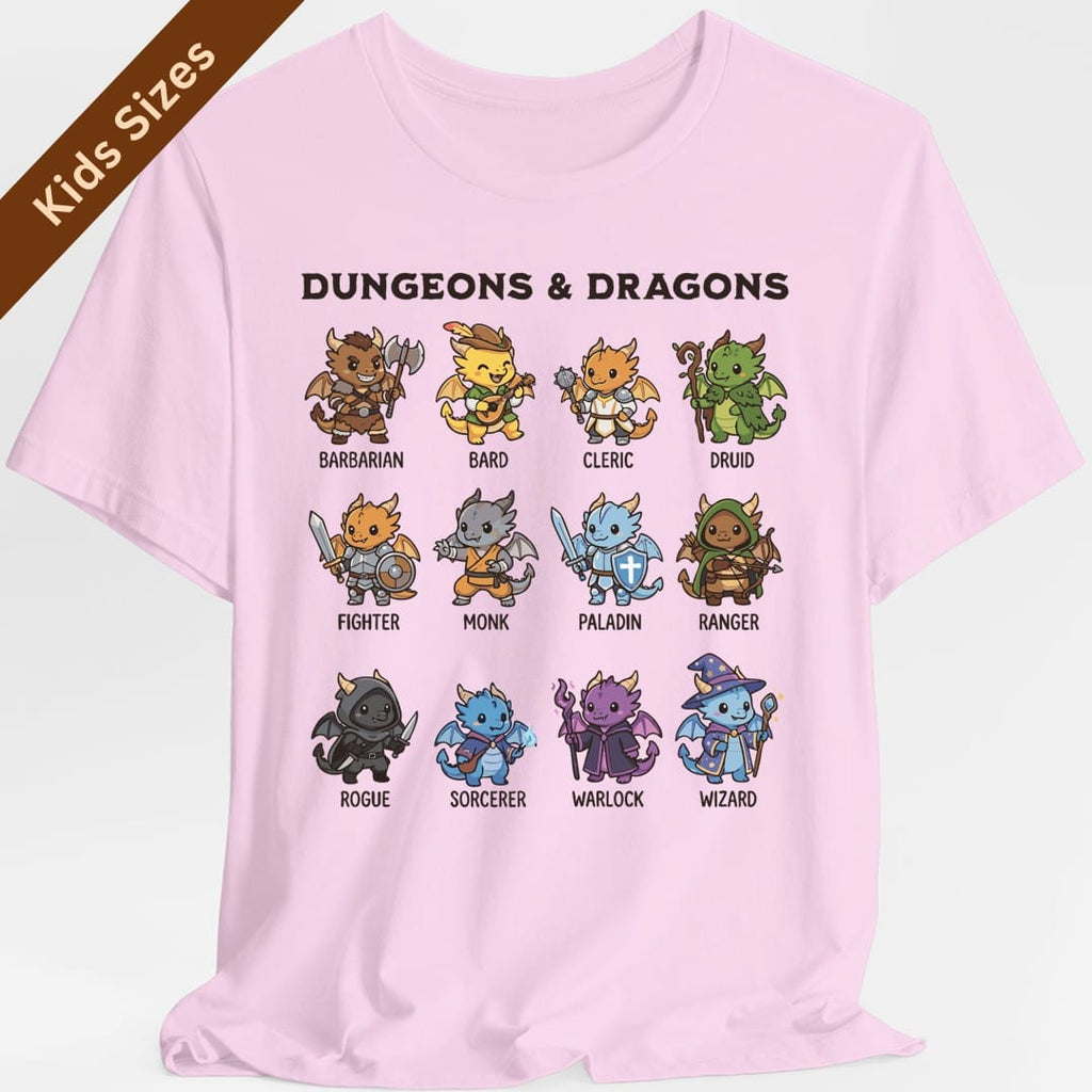 Dungeons & Dragons All Classes Kids T-Shirt