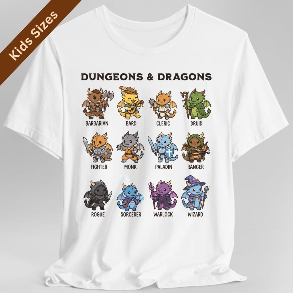 Dungeons & Dragons All Classes Kids T-Shirt