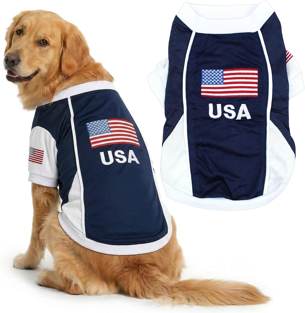 Parisian Pet Breathable Mesh Soccer Jersey for Dogs, XS–5XL
