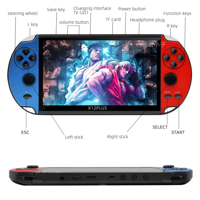 Vista Quest 7-Inch Retro Handheld