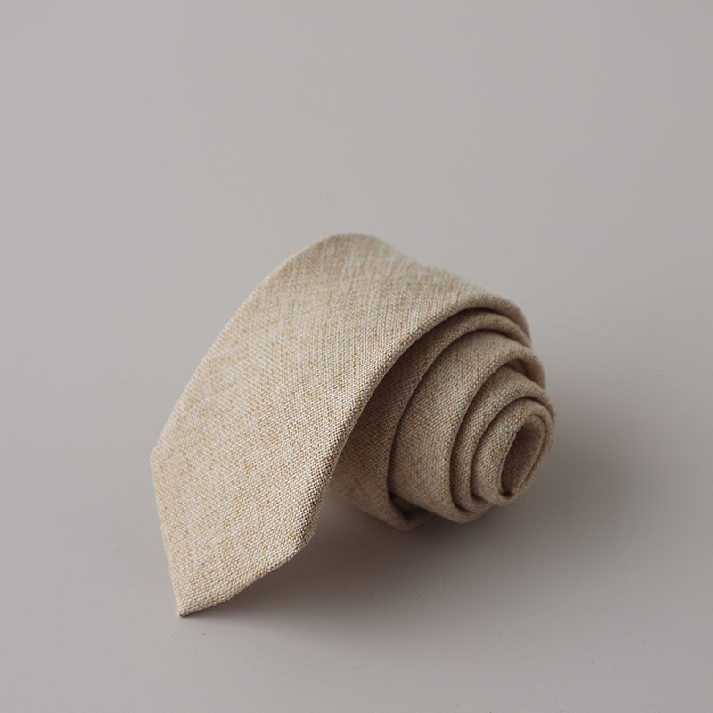 Korean Style Retro Light Color Hong Kong Style Tie