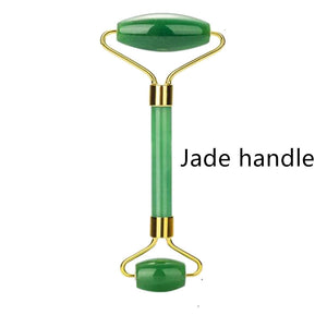 Green jade handle