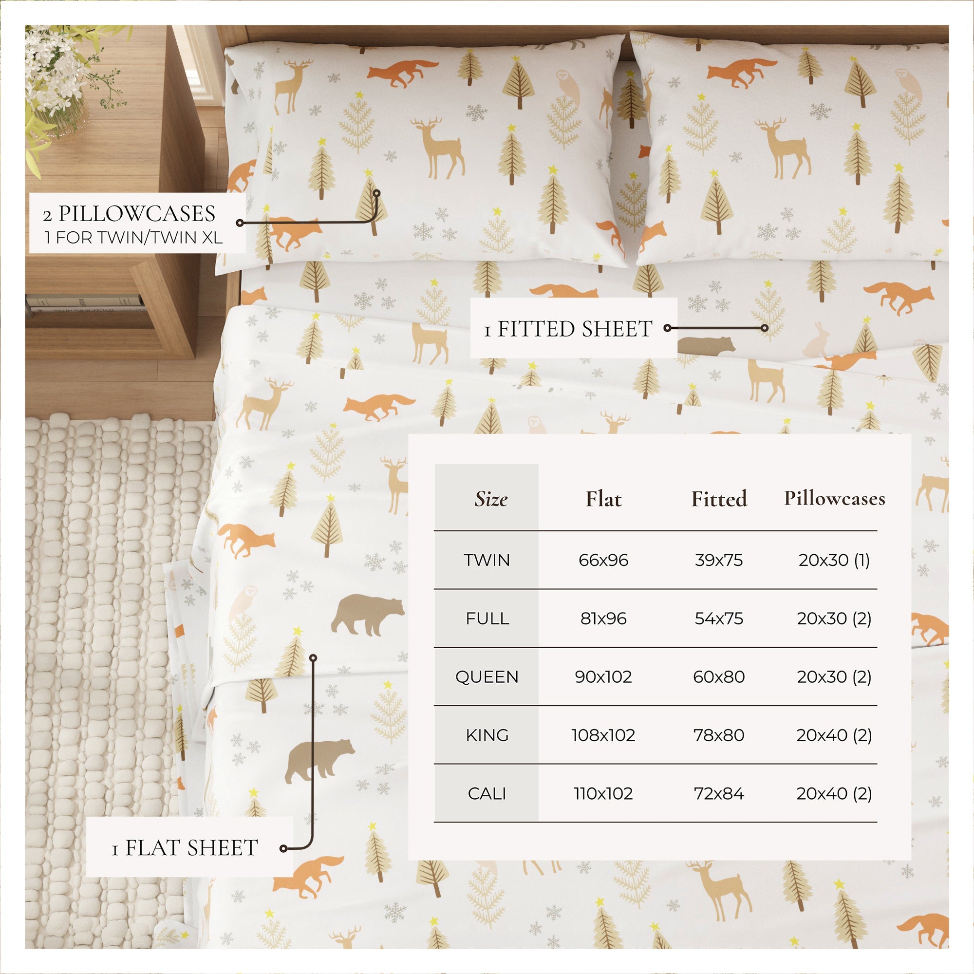 Turkish Cotton Flannel Sheet - Stratton Collection