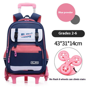 Dark Blue Pink 6 Wheel