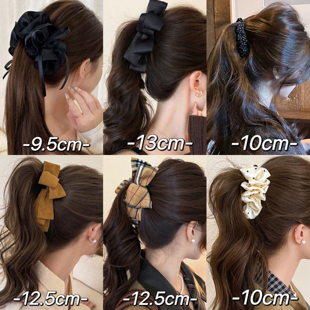 Elegant Sophisticated Bun-style Ponytail Clip For The Back Of The Head