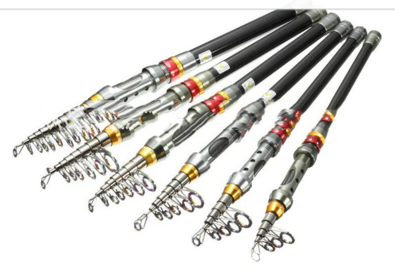 Fishing Rod Spinning Carbon Fiber Telescopic