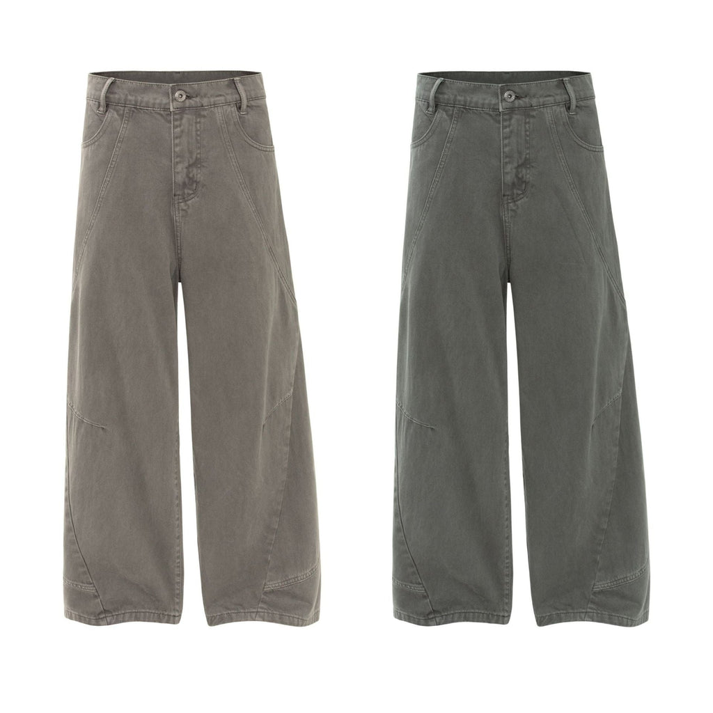 Vintage Mens Loose-fit Work Pants