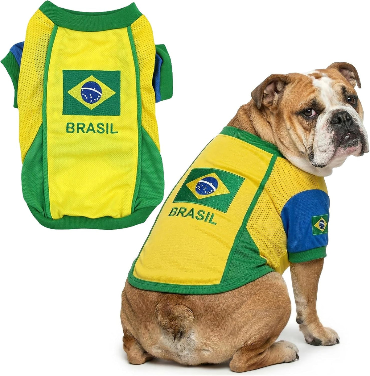 Parisian Pet Breathable Mesh Soccer Jersey for Dogs, XS–5XL