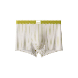 Beige Green Stripes