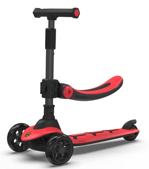 Red With Saddle