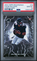 Graded 2024 Topps Resurgence Caleb Williams #C5 Conductors Rookie RC Football Card PSA 10 Gem Mint