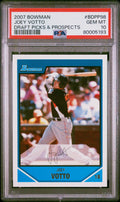 Graded 2007 Topps Bowman Joey Votto #BDPP98 Draft Picks & Prospects Rookie RC Baseball Card PSA 10 Gem Mint