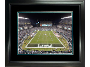 Framed Lincoln Financial Field Philadelphia Eagles 11"x14" Football Photo Professionally Matted