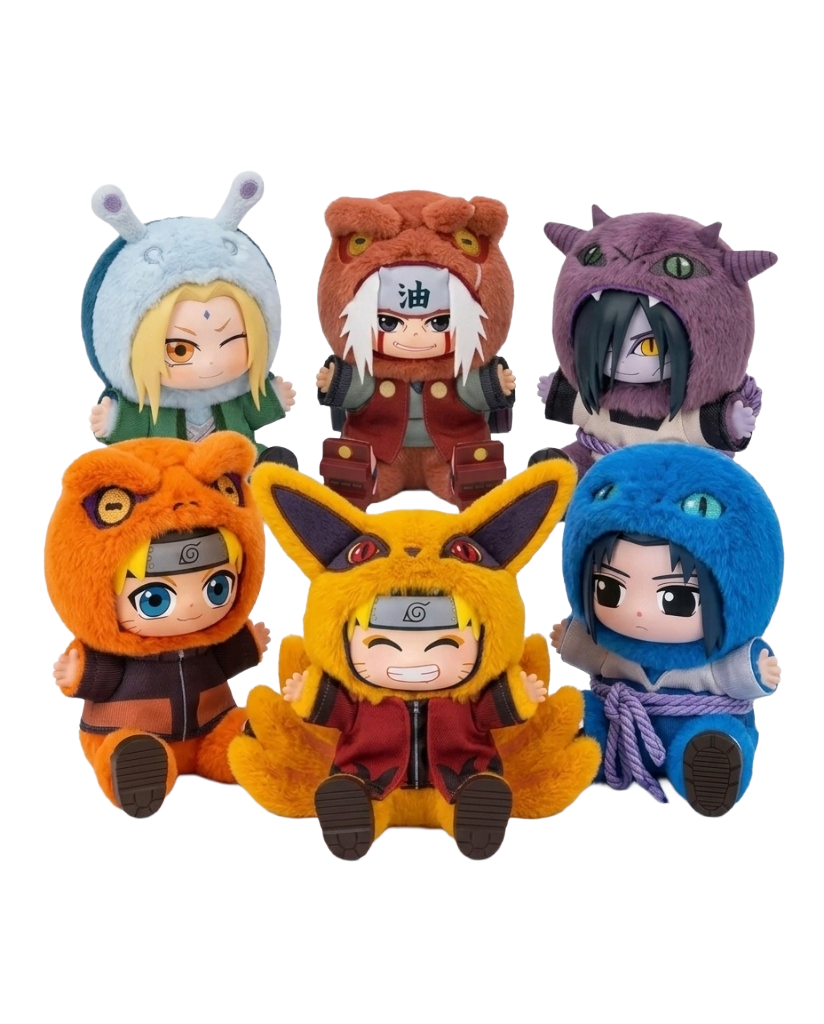 EAKI TOPTOY Naruto Shippuden Cute Beast Party Series 2 Blind Box Vinyl Plush Figure