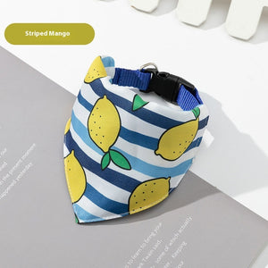 Striped Mango Saliva Towel