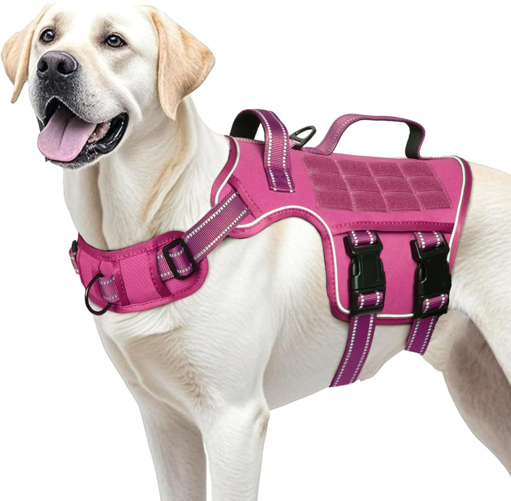 Heavy Duty No-Pull Tactical Dog Harness Molle Vest