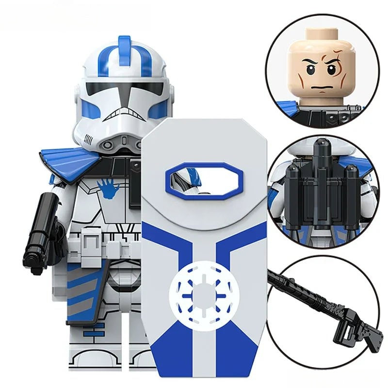 Echo 501st Clone trooper Star Wars Minifigure Toy S3