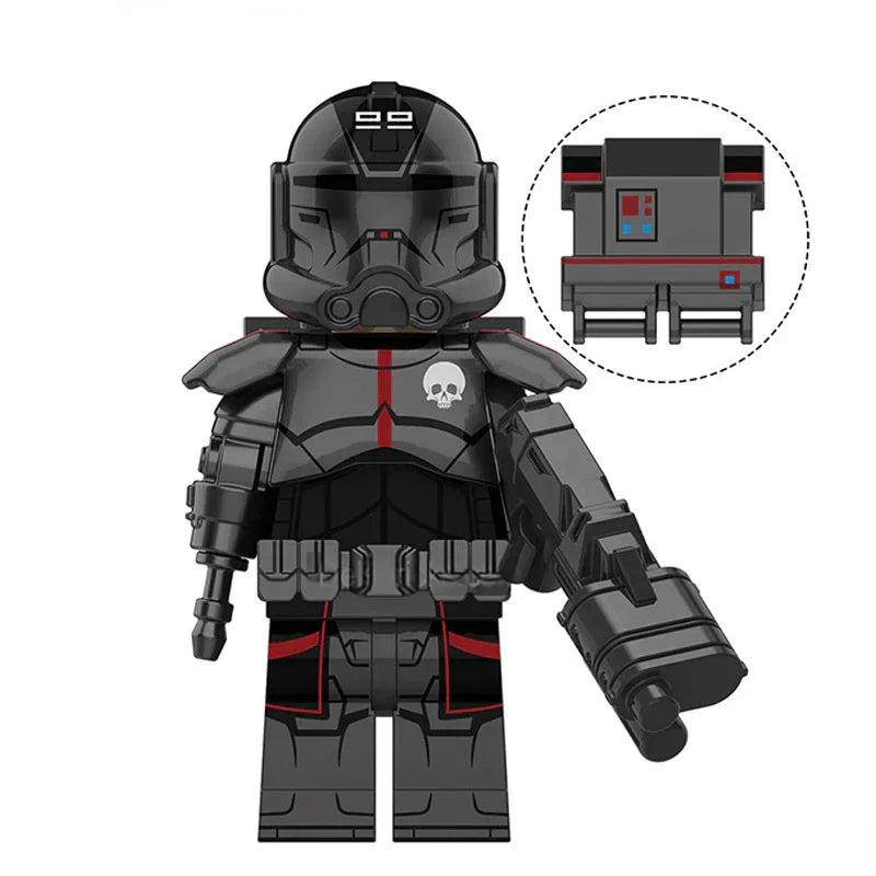 Echo "Black" - The bad Batch Lego Star Wars Minifigures custom toys