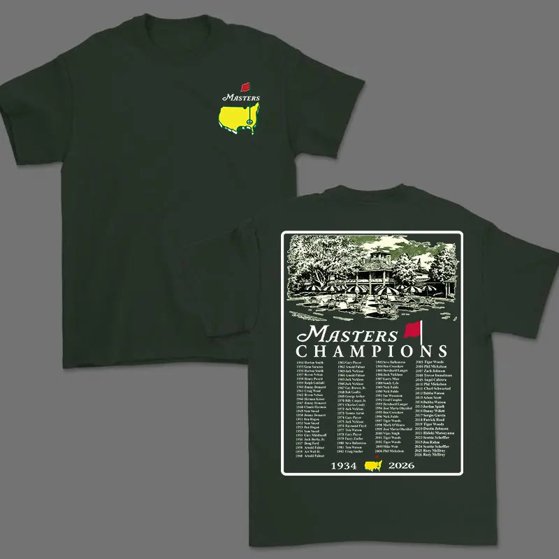 2026 Masters Golf Heritage T-Shirt – 90th Anniversary Commemorative Tee