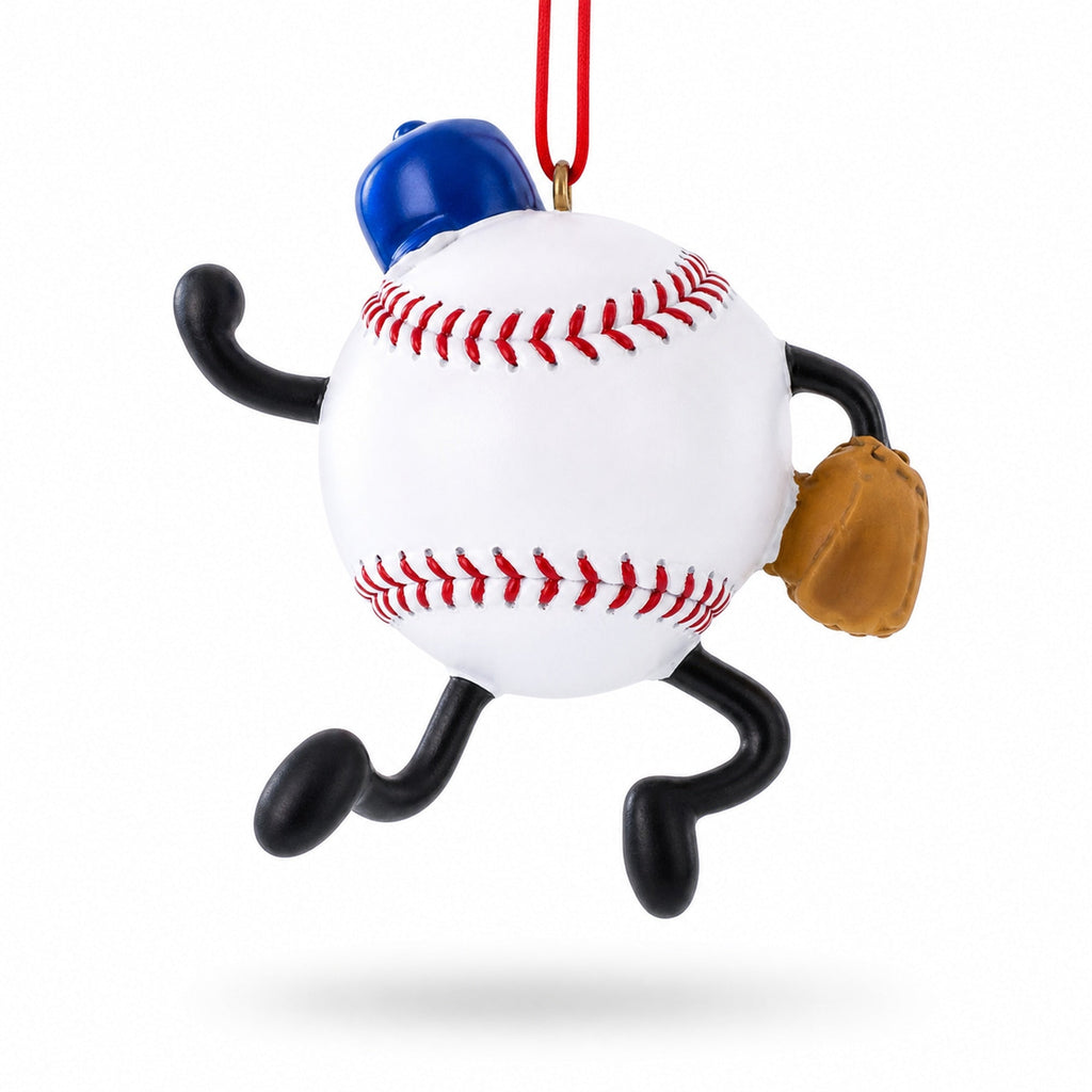 Baseball MVP Figurine Resin Christmas Ornament