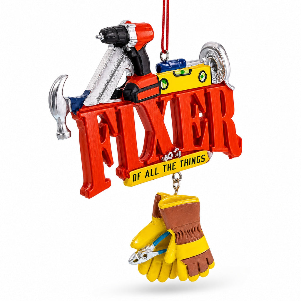 Fixer Of All Things Handyman Tools Resin Christmas Ornament