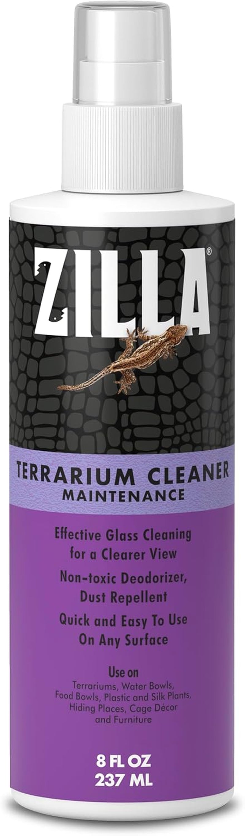 Zilla Anti-Static Terrarium Glass & Acrylic Cleaner Spray