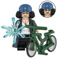 Kuzan With Bike ONE PIECE Anime Minifigure Building Toys