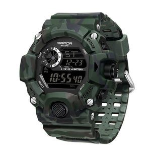 Camouflage Green Black