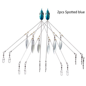 2pc Spotted Blue