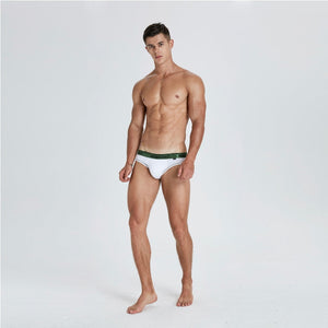 Green Waist White