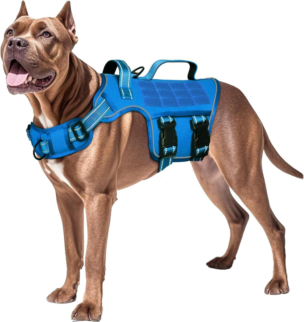 Heavy Duty No-Pull Tactical Dog Harness Molle Vest