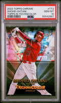 Graded 2023 Topps Chrome Shohei Ohtani #TT2 Topps in Technicolor Baseball Card PSA 10 Gem Mint
