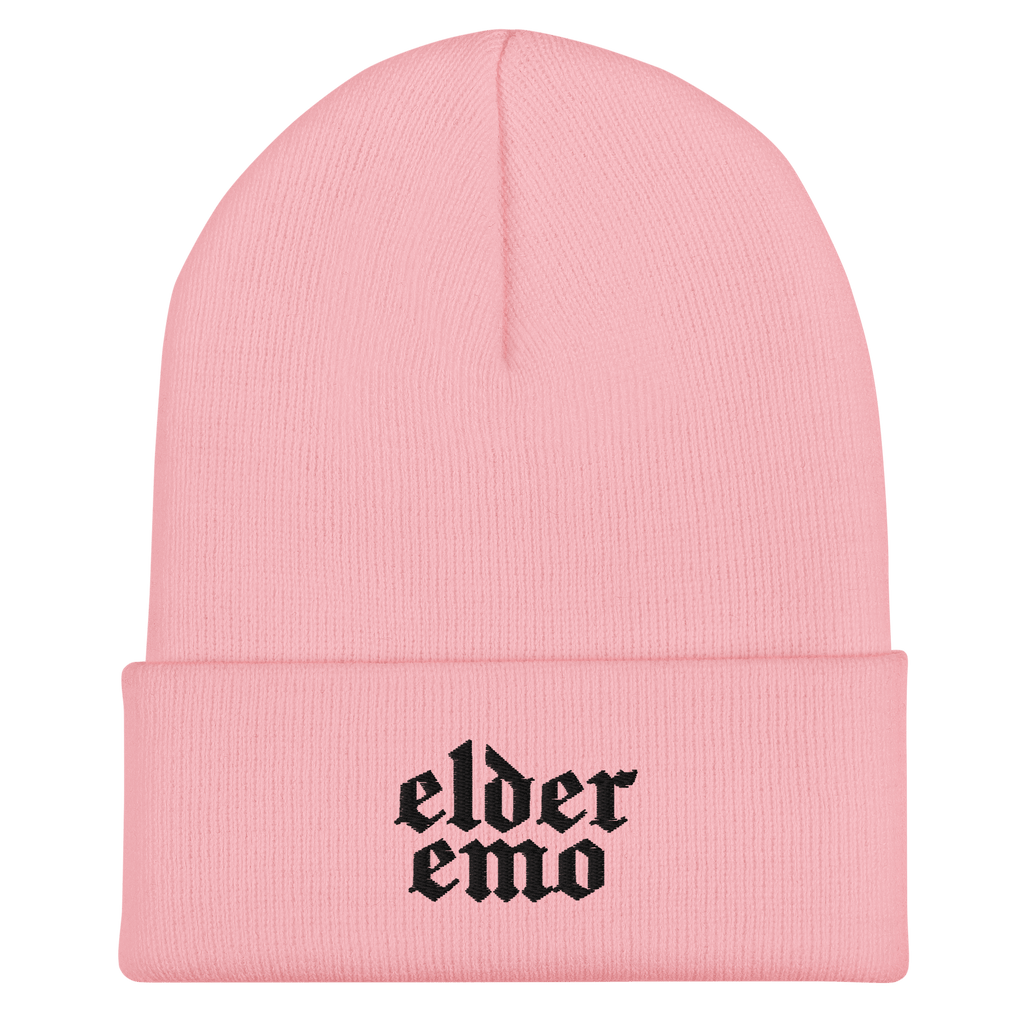 Elder Emo Embroidered Beanie