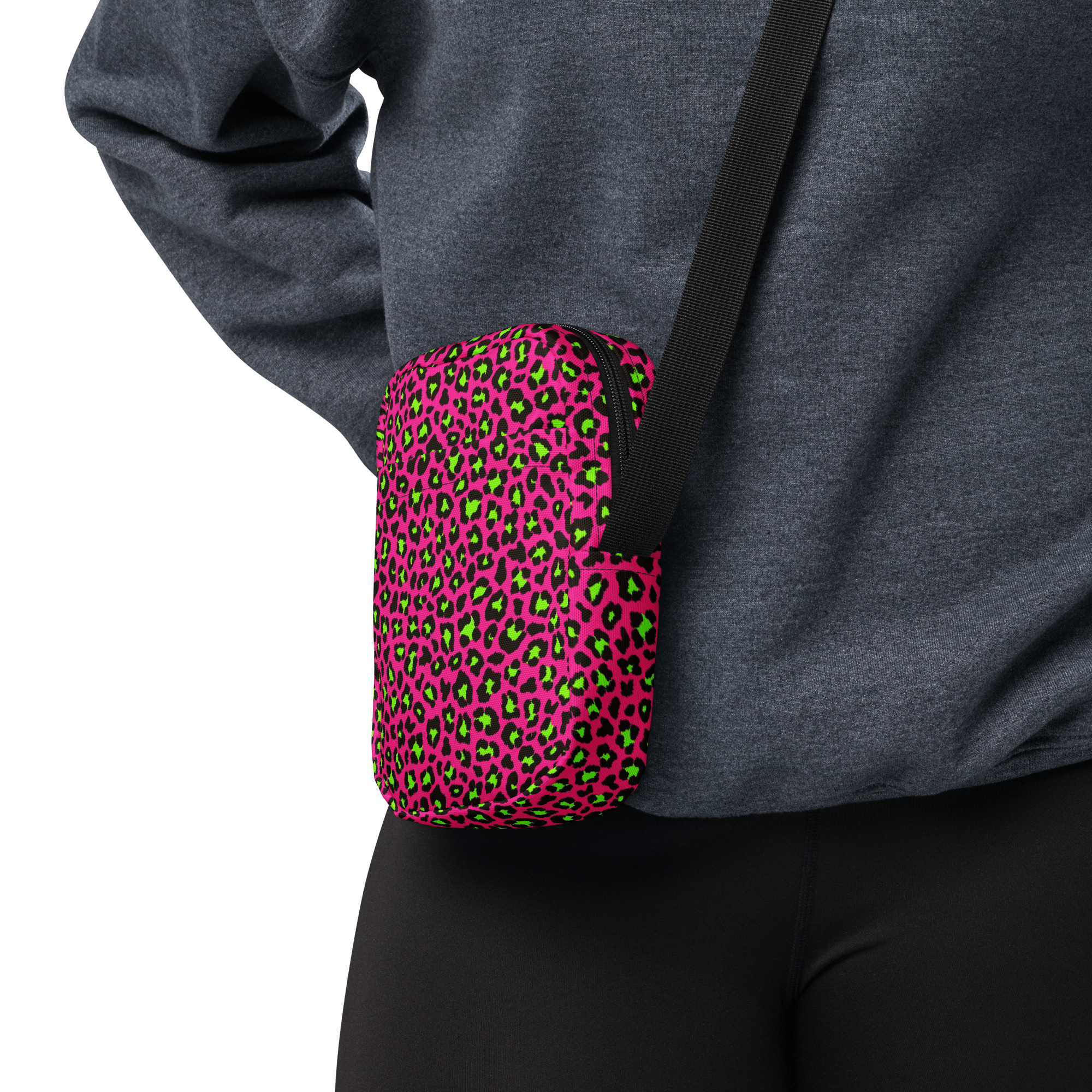 Electric Leopard Crossbody Bag