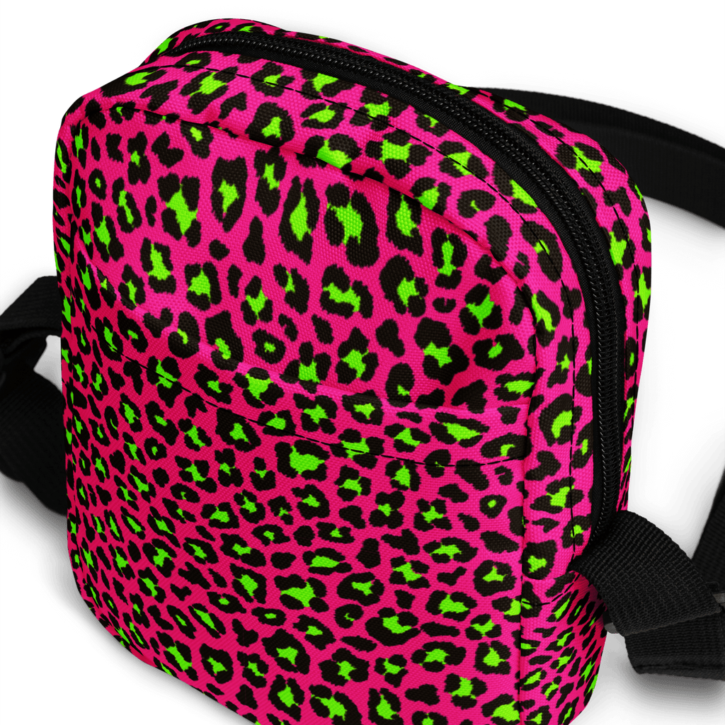 Electric Leopard Crossbody Bag