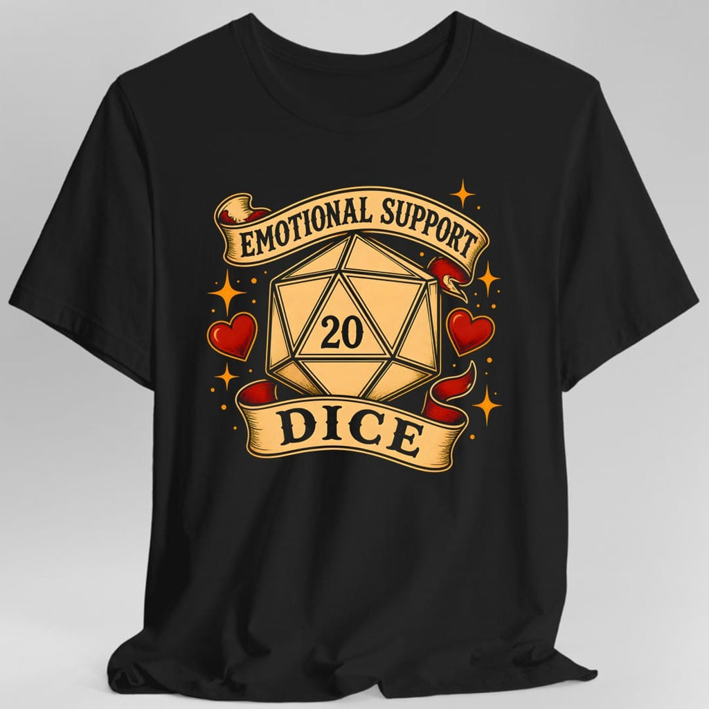 Emotional Support Dice T-Shirt