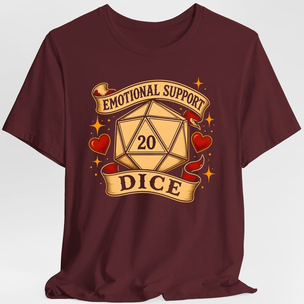 Emotional Support Dice T-Shirt