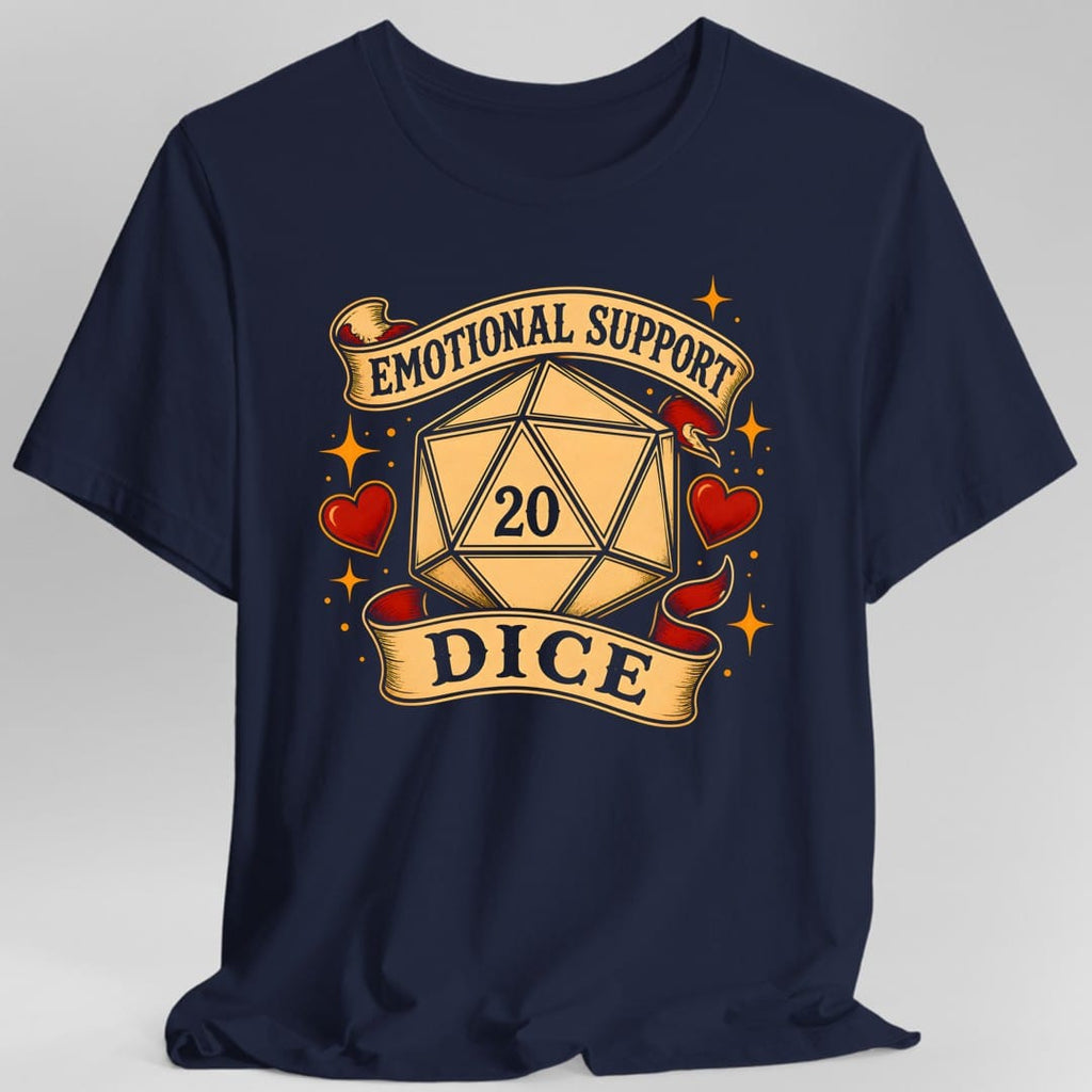 Emotional Support Dice T-Shirt