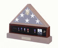 Medal Display Case, Pedestal, Medal Holder, Available in Cherry or Walnut Wood
