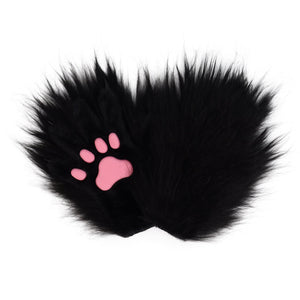 Black Paw Pads Nails