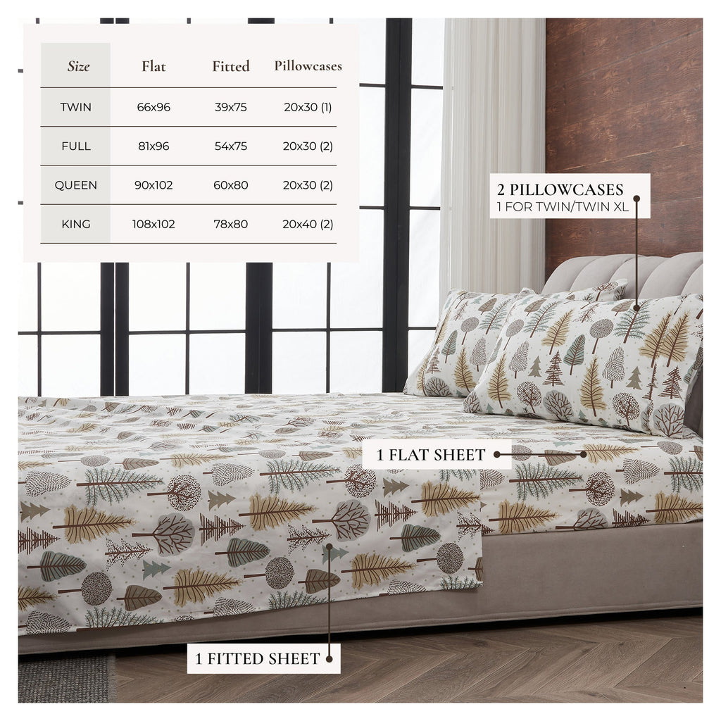 Lodge Printed Sheet Set - Mountain Ridge Collection