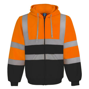 Orange With Navy Blue